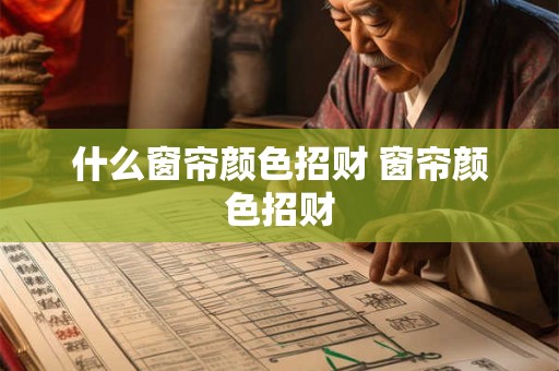 什么窗帘颜色招财 窗帘颜色招财 什么窗帘颜色招财 窗帘颜色招财
