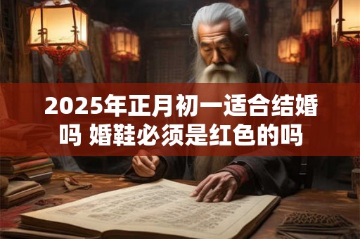 2025年正月初一适合结婚吗 婚鞋必须是红色的吗