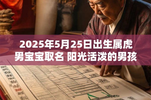 2025年5月25日出生属虎男宝宝取名 阳光活泼的男孩名字 2025年5月25日出生属虎男宝宝取名 阳光活泼的男孩名字