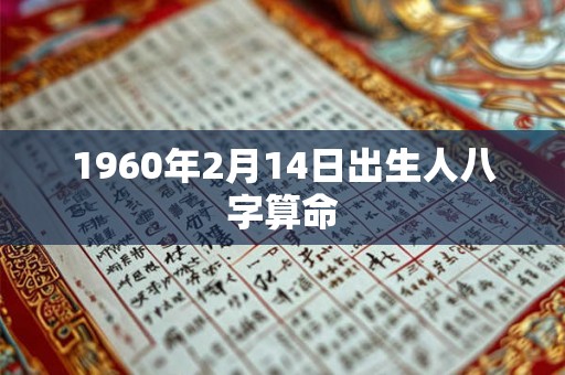 1960年2月14日出生人八字算命 1960年2月14日出生人八字算命