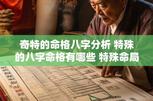 奇特的命格八字分析 特殊的八字命格有哪些 特殊命局好还是不好 奇特的命格八字分析 特殊的八字命格有哪些 特殊命局好还是不好