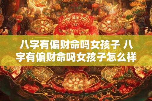 八字有偏财命吗女孩子 八字有偏财命吗女孩子怎么样