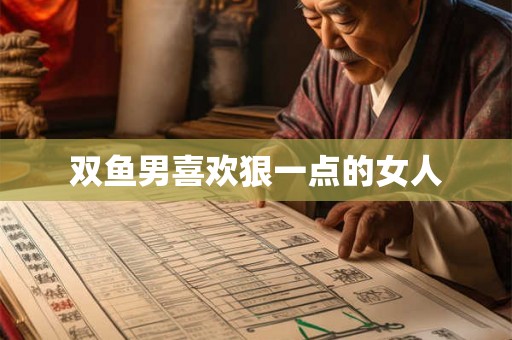 双鱼男喜欢狠一点的女人 双鱼男喜欢狠一点的女人