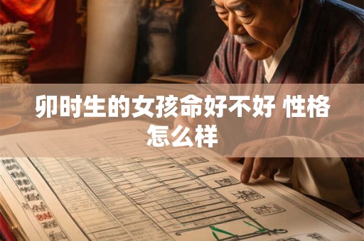 卯时生的女孩命好不好 性格怎么样