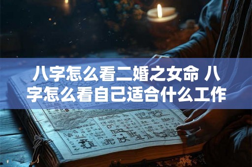 八字怎么看二婚之女命 八字怎么看自己适合什么工作