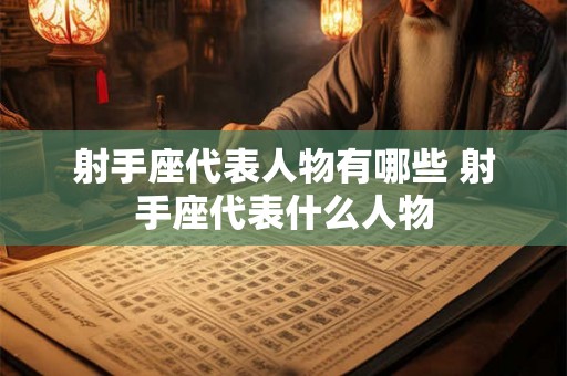 射手座代表人物有哪些 射手座代表什么人物 射手座代表人物有哪些 射手座代表什么人物