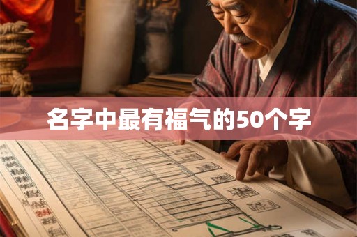 名字中最有福气的50个字