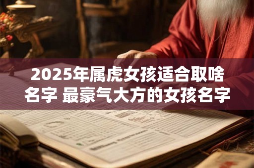 2025年属虎女孩适合取啥名字 最豪气大方的女孩名字