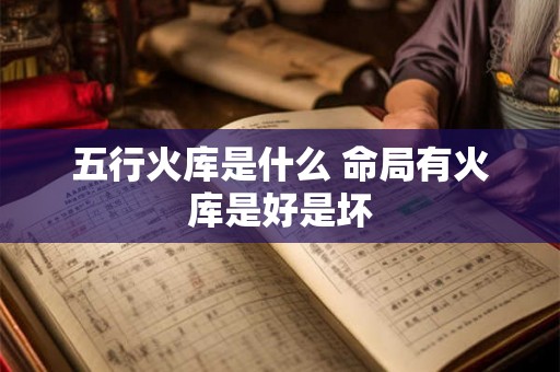 五行火库是什么 命局有火库是好是坏 五行火库是什么 命局有火库是好是坏