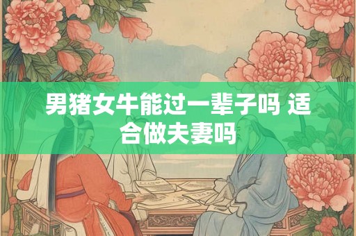 男猪女牛能过一辈子吗 适合做夫妻吗