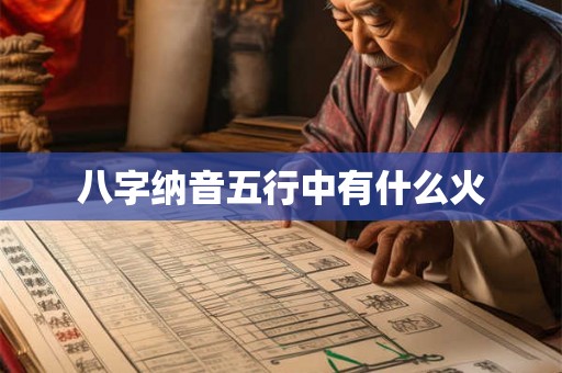 八字纳音五行中有什么火 八字纳音五行中有什么火