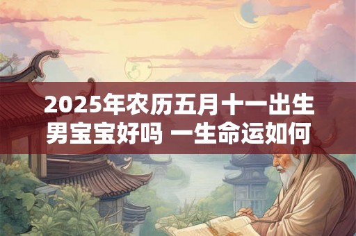 2025年农历五月十一出生男宝宝好吗 一生命运如何