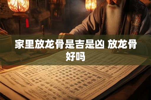 家里放龙骨是吉是凶 放龙骨好吗 家里放龙骨是吉是凶 放龙骨好吗