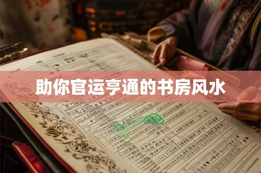 助你官运亨通的书房风水 助你官运亨通的书房风水