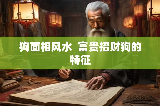 狗面相风水  富贵招财狗的特征
