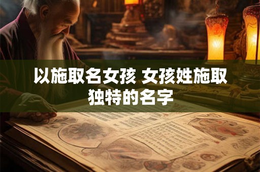 以施取名女孩 女孩姓施取独特的名字 以施取名女孩 女孩姓施取独特的名字