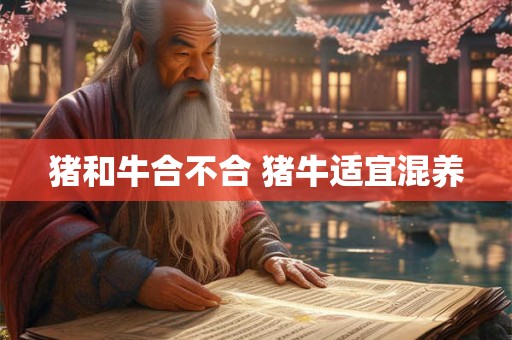 猪和牛合不合 猪牛适宜混养 猪和牛合不合 猪牛适宜混养