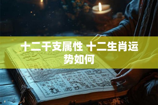 十二干支属性 十二生肖运势如何 十二干支属性 十二生肖运势如何