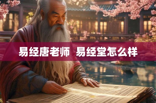 易经唐老师  易经堂怎么样