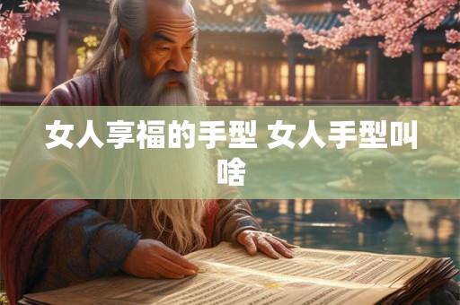 女人享福的手型 女人手型叫啥 女人享福的手型 女人手型叫啥