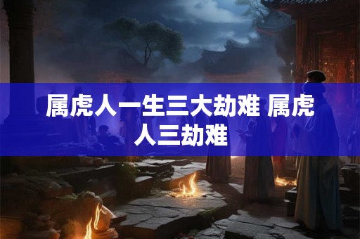 属虎人一生三大劫难 属虎人三劫难