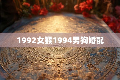 1992女猴1994男狗婚配