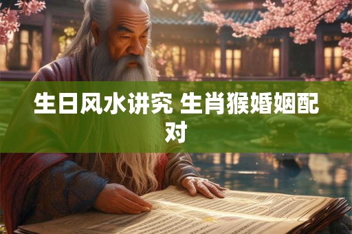 生日风水讲究 生肖猴婚姻配对 生日风水讲究 生肖猴婚姻配对