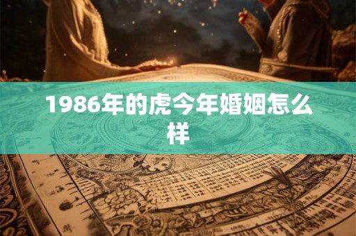 1986年的虎今年婚姻怎么样