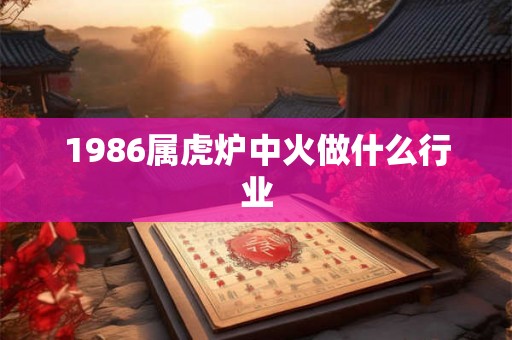 1986属虎炉中火做什么行业 1986属虎炉中火做什么行业