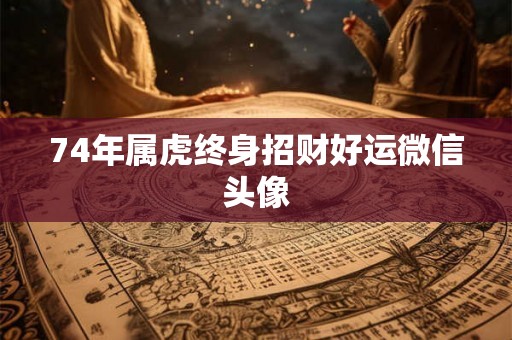 74年属虎终身招财好运微信头像 74年属虎终身招财好运微信头像