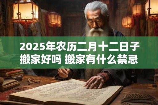 2025年农历二月十二日子搬家好吗 搬家有什么禁忌 2025年农历二月十二日子搬家好吗 搬家有什么禁忌