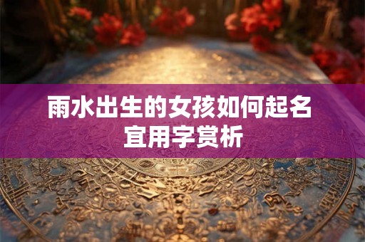 雨水出生的女孩如何起名 宜用字赏析