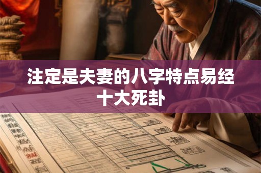 注定是夫妻的八字特点易经十大死卦 注定是夫妻的八字特点易经十大死卦