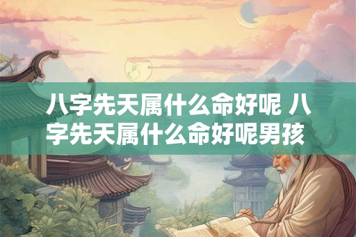 八字先天属什么命好呢 八字先天属什么命好呢男孩 八字先天属什么命好呢 八字先天属什么命好呢男孩