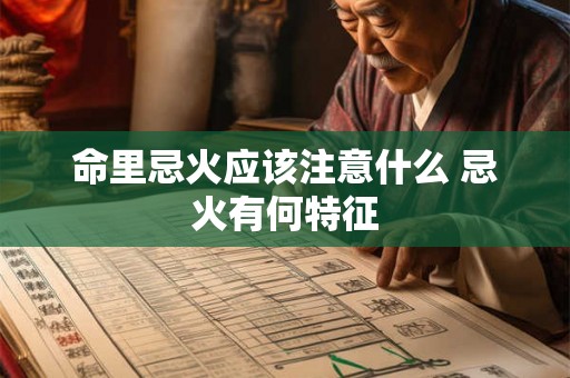 命里忌火应该注意什么 忌火有何特征 命里忌火应该注意什么 忌火有何特征