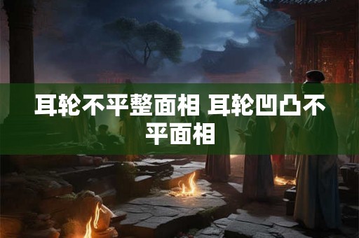耳轮不平整面相 耳轮凹凸不平面相 耳轮不平整面相 耳轮凹凸不平面相
