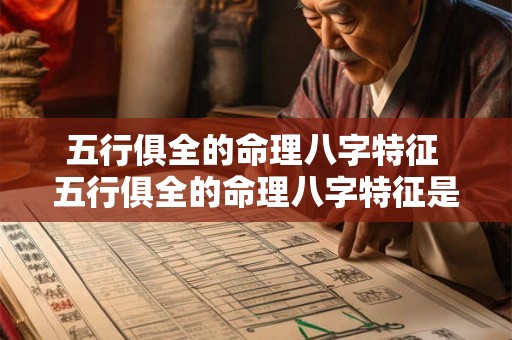 五行俱全的命理八字特征 五行俱全的命理八字特征是什么 五行俱全的命理八字特征 五行俱全的命理八字特征是什么
