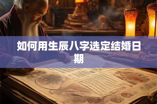 如何用生辰八字选定结婚日期