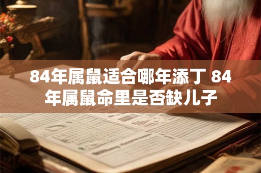 84年属鼠适合哪年添丁 84年属鼠命里是否缺儿子 84年属鼠适合哪年添丁 84年属鼠命里是否缺儿子