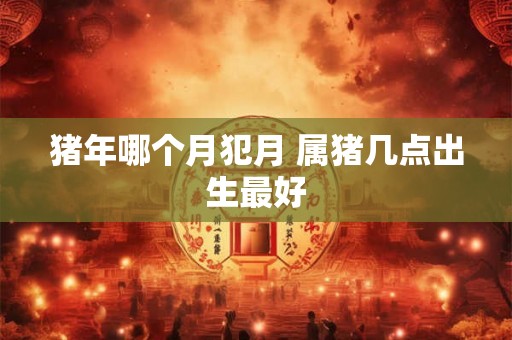 猪年哪个月犯月 属猪几点出生最好 猪年哪个月犯月 属猪几点出生最好
