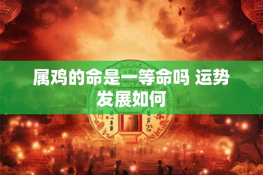 属鸡的命是一等命吗 运势发展如何 属鸡的命是一等命吗 运势发展如何