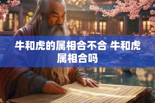牛和虎的属相合不合 牛和虎属相合吗