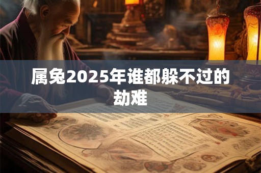 属兔2025年谁都躲不过的劫难 属兔2025年谁都躲不过的劫难