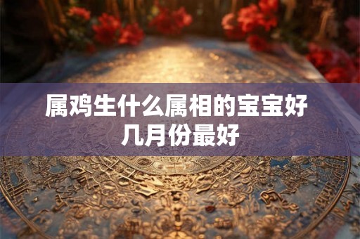 属鸡生什么属相的宝宝好 几月份最好 属鸡生什么属相的宝宝好 几月份最好