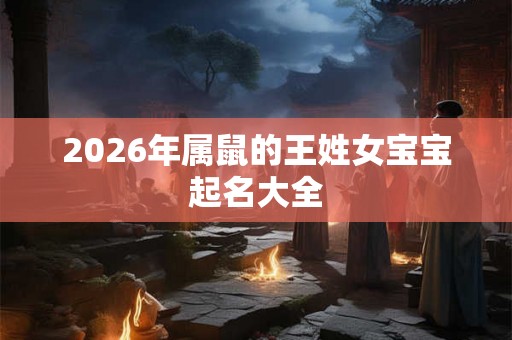 2026年属鼠的王姓女宝宝起名大全