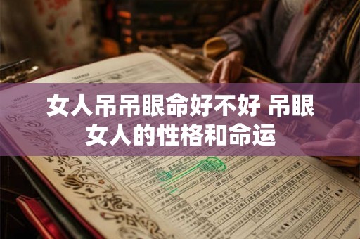 女人吊吊眼命好不好 吊眼女人的性格和命运 女人吊吊眼命好不好 吊眼女人的性格和命运