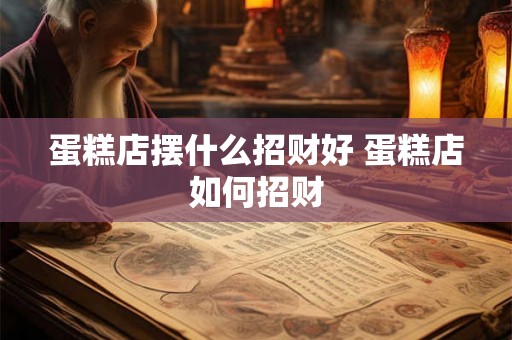 蛋糕店摆什么招财好 蛋糕店如何招财 蛋糕店摆什么招财好 蛋糕店如何招财