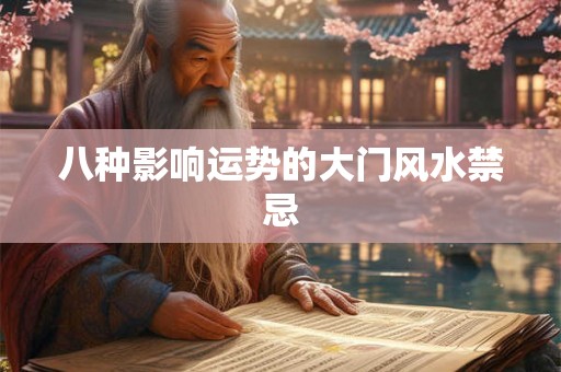 八种影响运势的大门风水禁忌 八种影响运势的大门风水禁忌