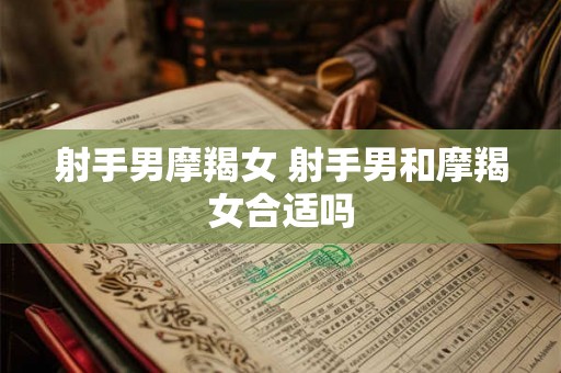 射手男摩羯女 射手男和摩羯女合适吗 射手男摩羯女 射手男和摩羯女合适吗
