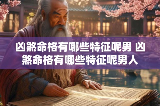 凶煞命格有哪些特征呢男 凶煞命格有哪些特征呢男人 凶煞命格有哪些特征呢男 凶煞命格有哪些特征呢男人